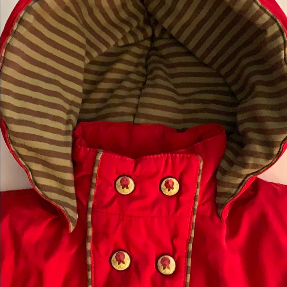 Adorable Red Winter/fall Coat - Picture 2 of 8